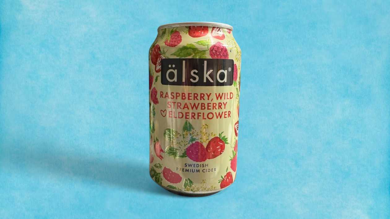 Alska Raspberry, Strawberry, Elderflower Cider 330ml