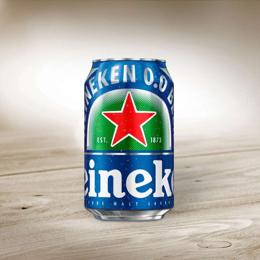 BEER HEINEKEN 0.33 CAN NO ALCOHOL