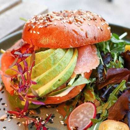 Bagel de Salmão