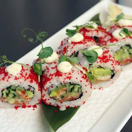 California Roll with Salmon