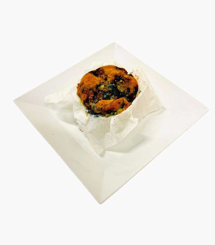 Borůvkový muffin