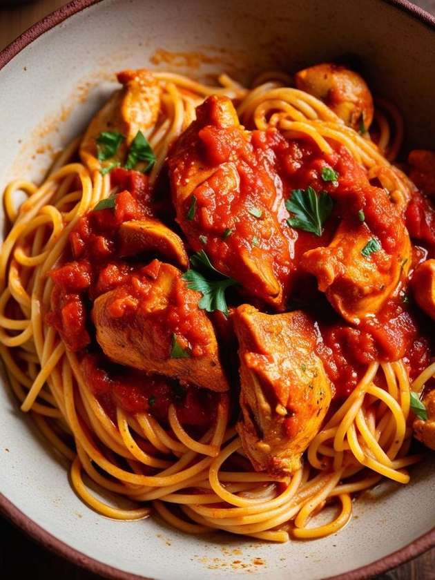 SPICY CHICEKN PASTA