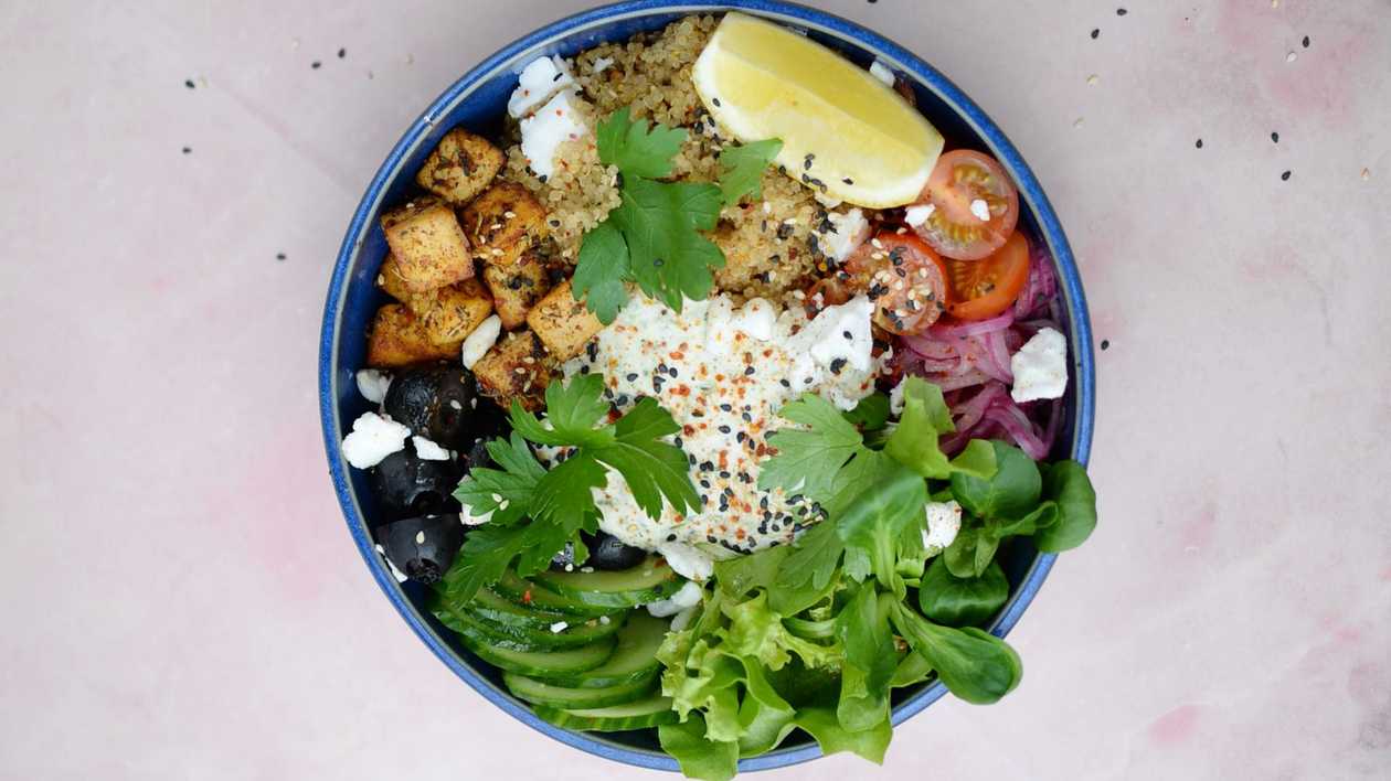 Zaatar Tofu Buddha Bowl