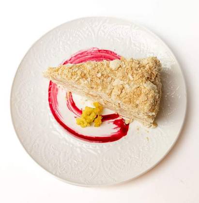 Napoleon Cake with Coconut Milk