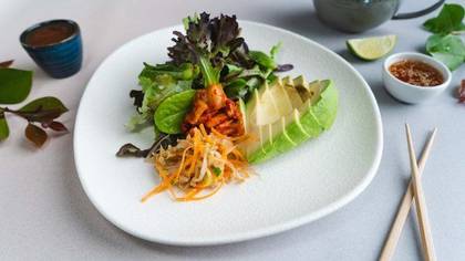 Avocado Soy Sprout Salad