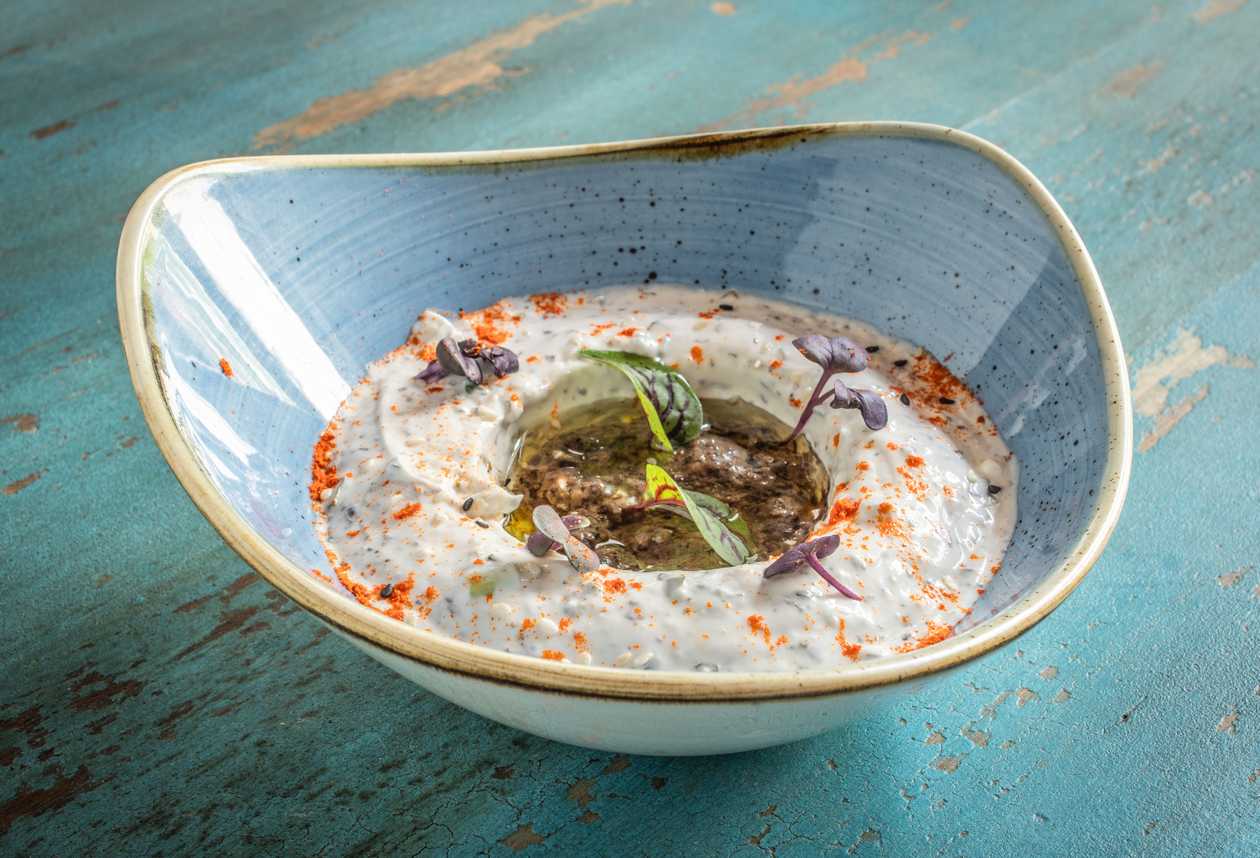 Labneh with truffle