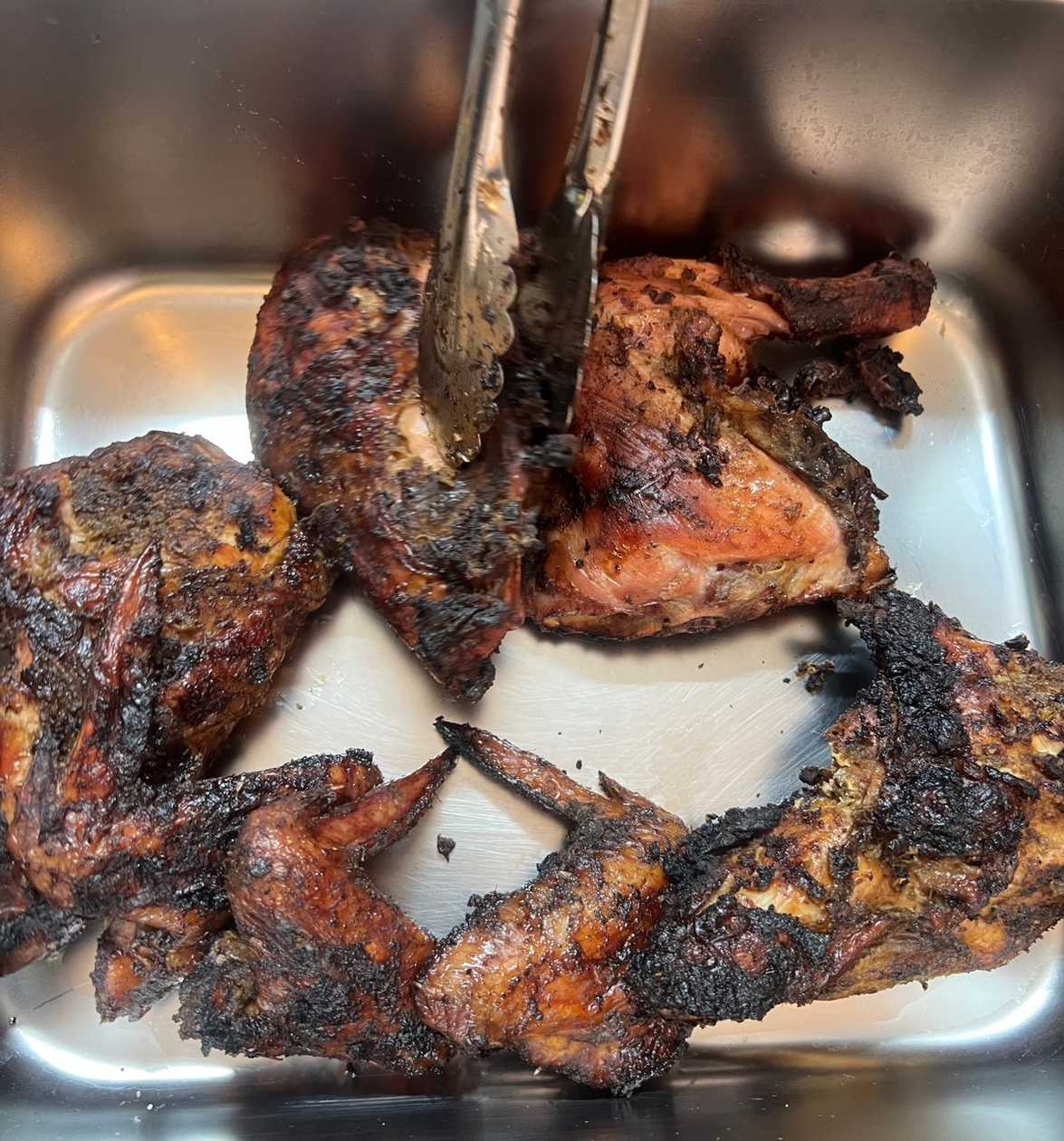 1/4 Jamaican Jerk Pan Chicken