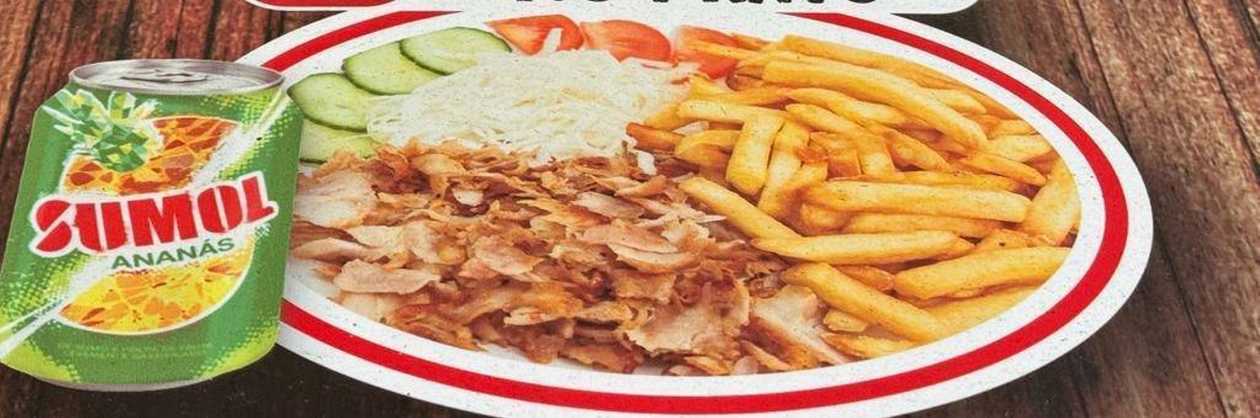 Kebab on Plate Menu