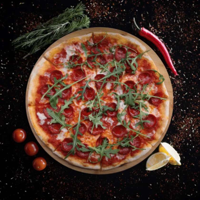 Salami Pizza