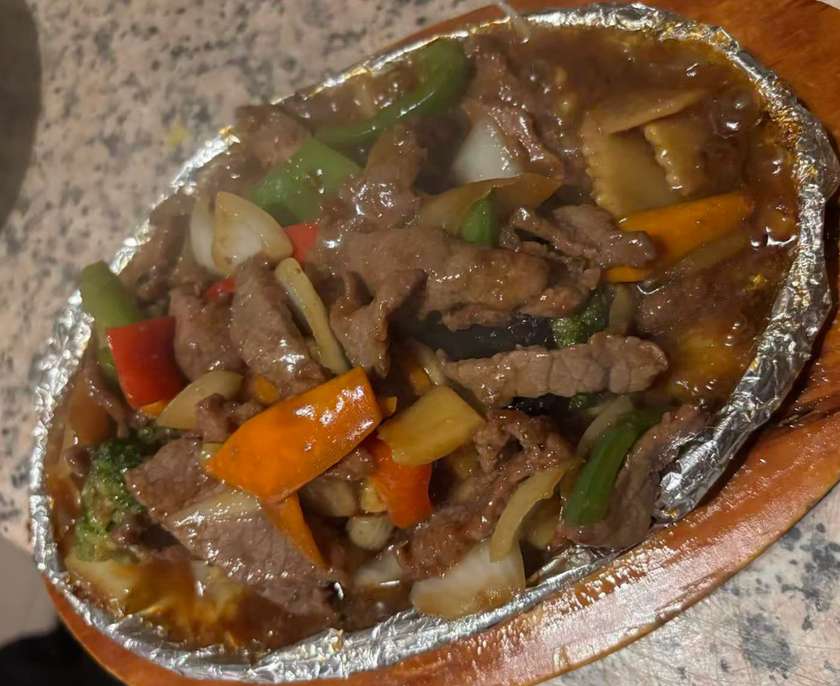 Pork on Hot Plate N23