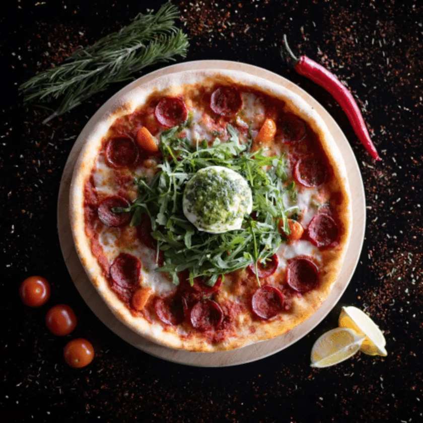 Burrata Piccante Pizza