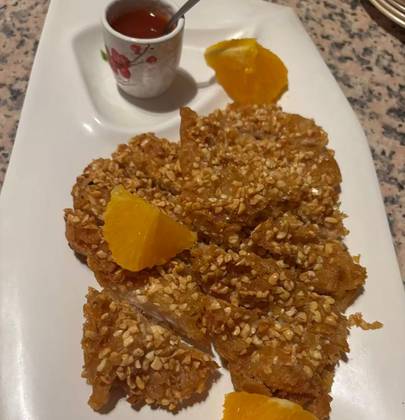 Breaded Chicken with Almonds N27B