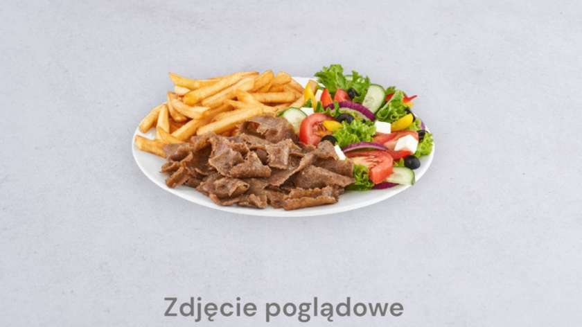 Kebab talerz z wołowiną