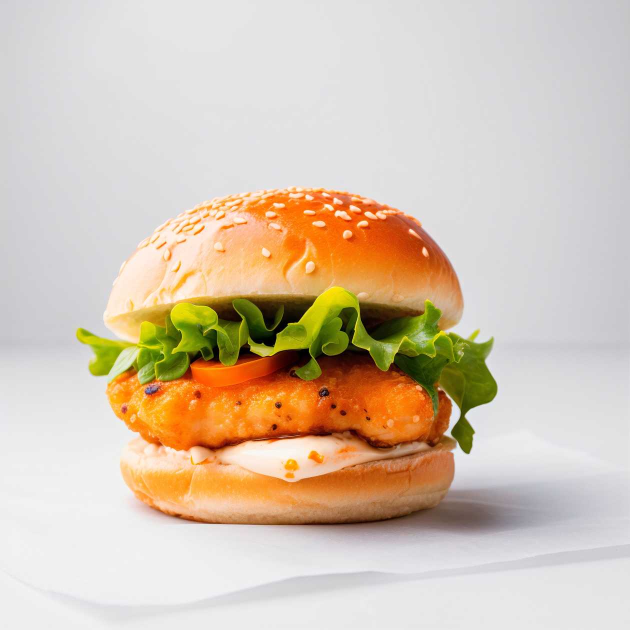 Chicken Burger Menu