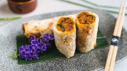 Peking Duck Spring Rolls