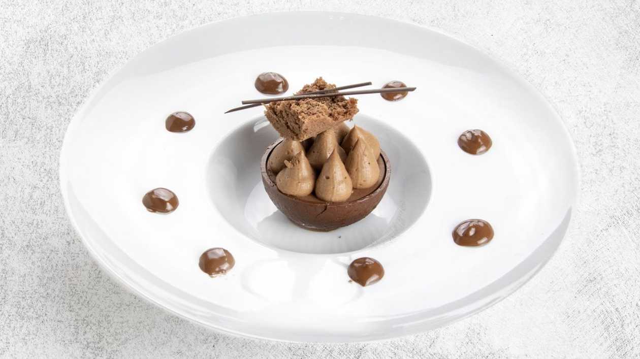Hazelnut Mousse and Coffee Cremeux