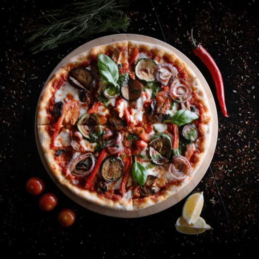 Melanzana Pizza (Vegetarian)