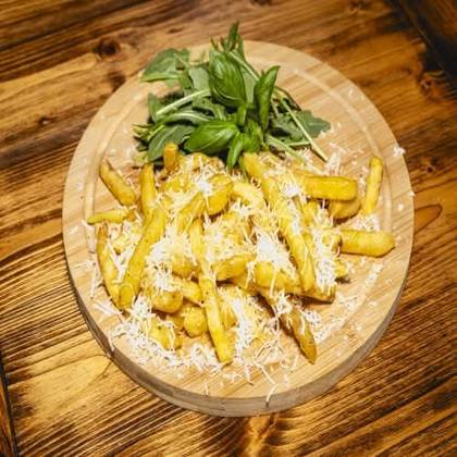 Fries with Parmesan and Truffle Oil