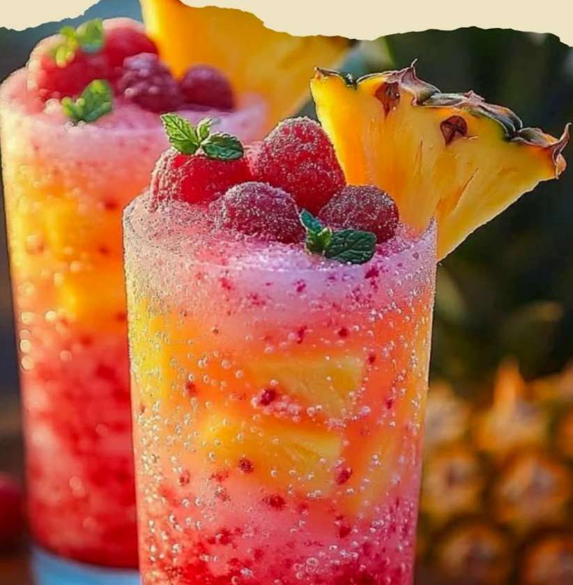 Cramberry Pineapple fizz
