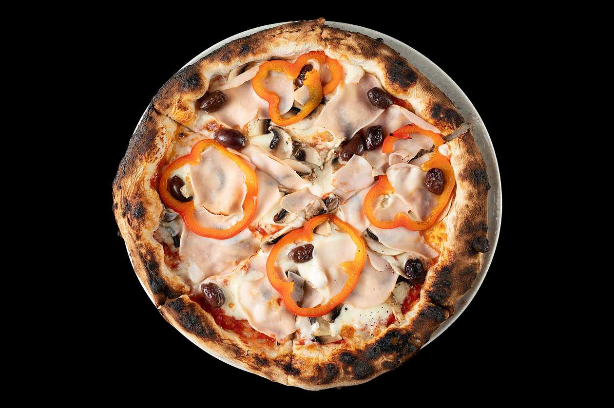 Pizza Quattro Stagioni con pollo