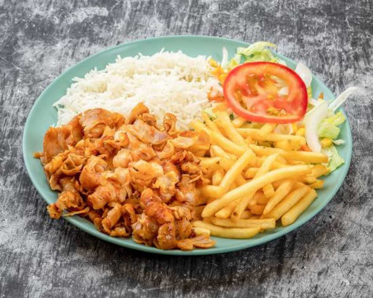 Kebab on a Plate