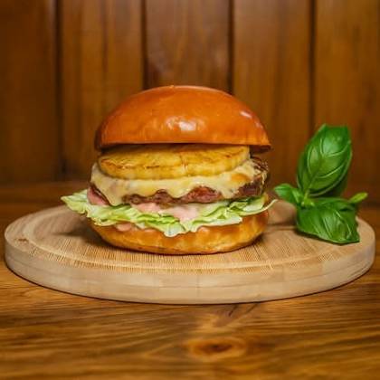 Volcano of Flavor Burger