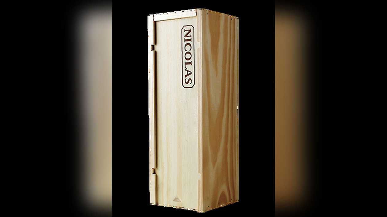 Caissette Bois 1 Bouteille