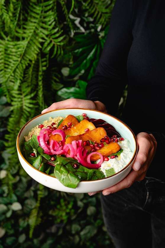 HALLOUMI VEGGIE BOWL