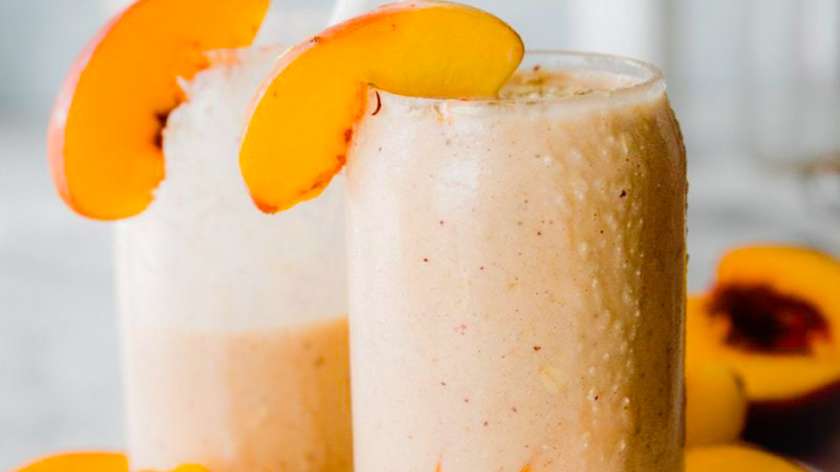 peach cobbler smoothie