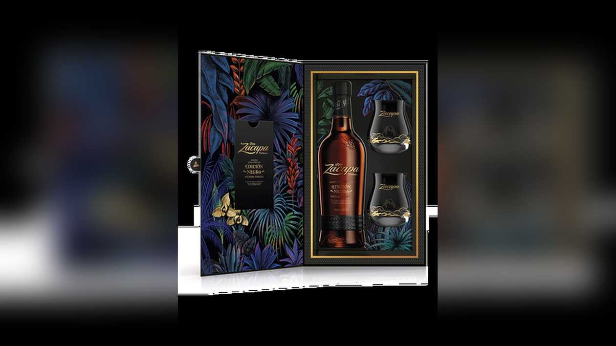 Cof Ron Zacapa Ed Negra+2v 43% 700ml