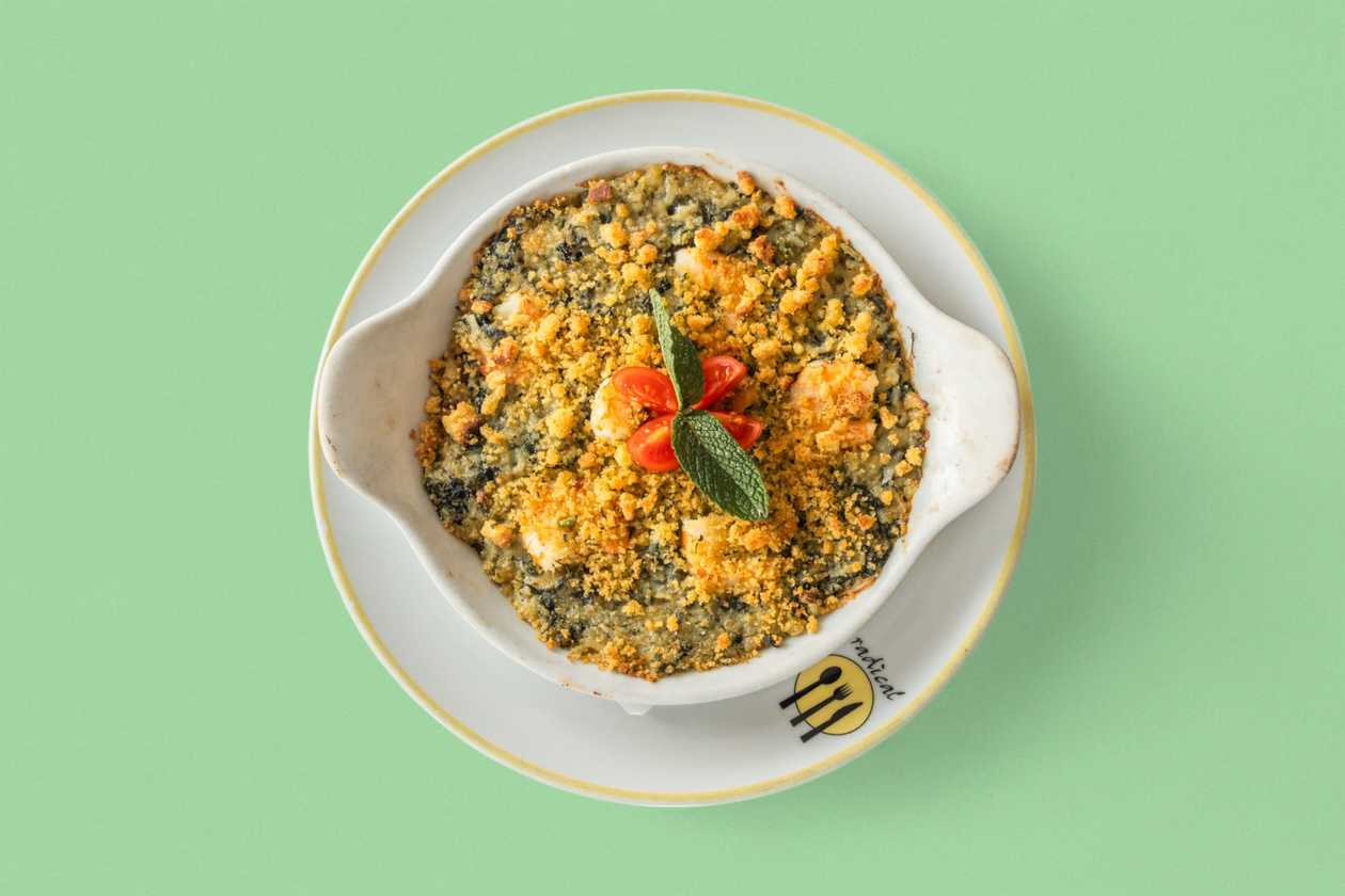Creamy Cod with Cornbread Crust