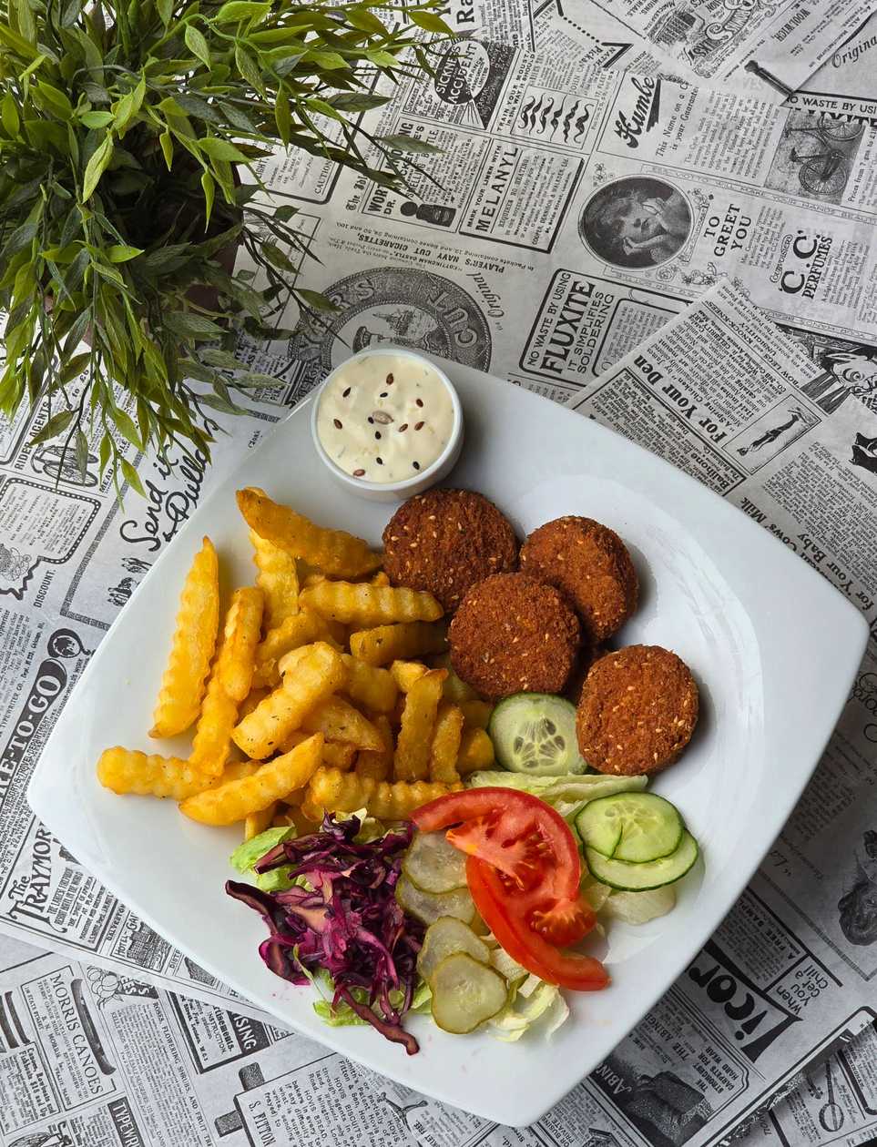 falafel doner plate