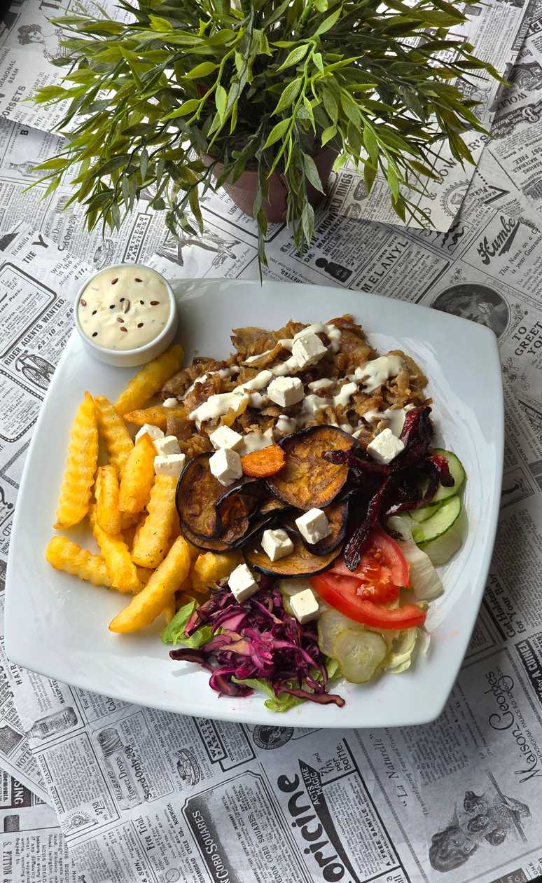 Gemuse doner plate