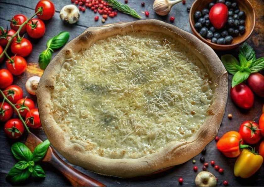 Pizza quattro formaggi