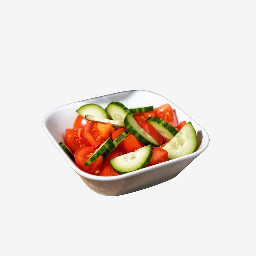 Tomatoes And Cucumbers Salad