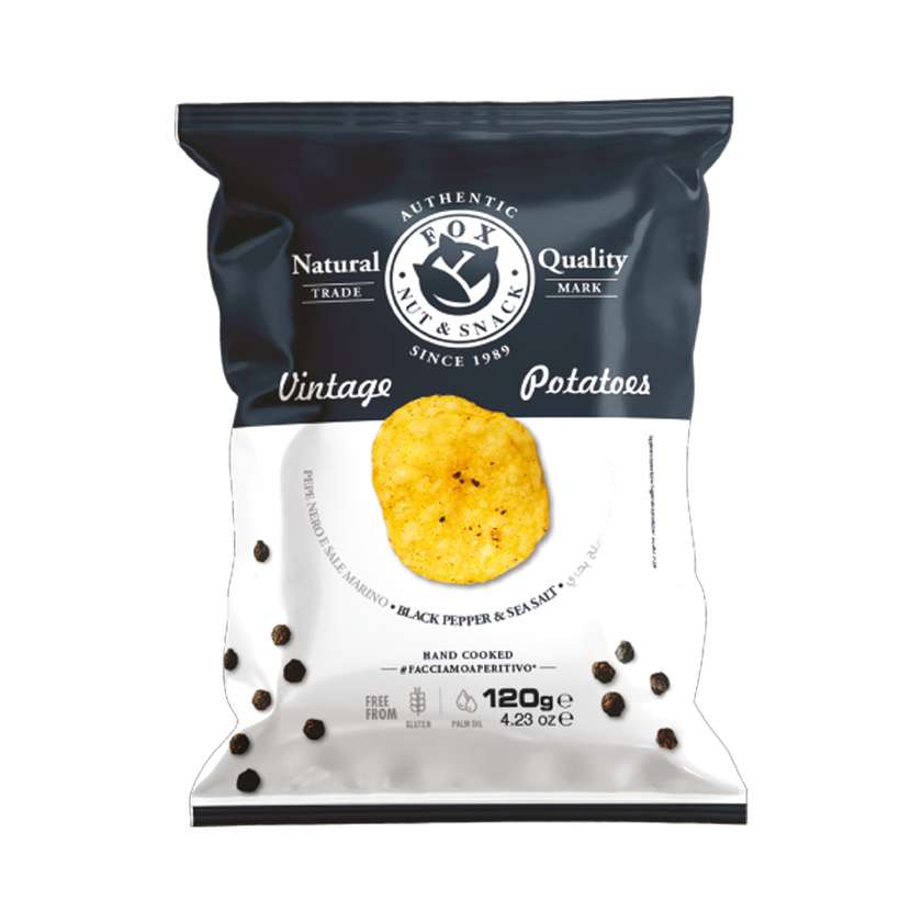 Vintage Potatoes Black & Seasalt 40G