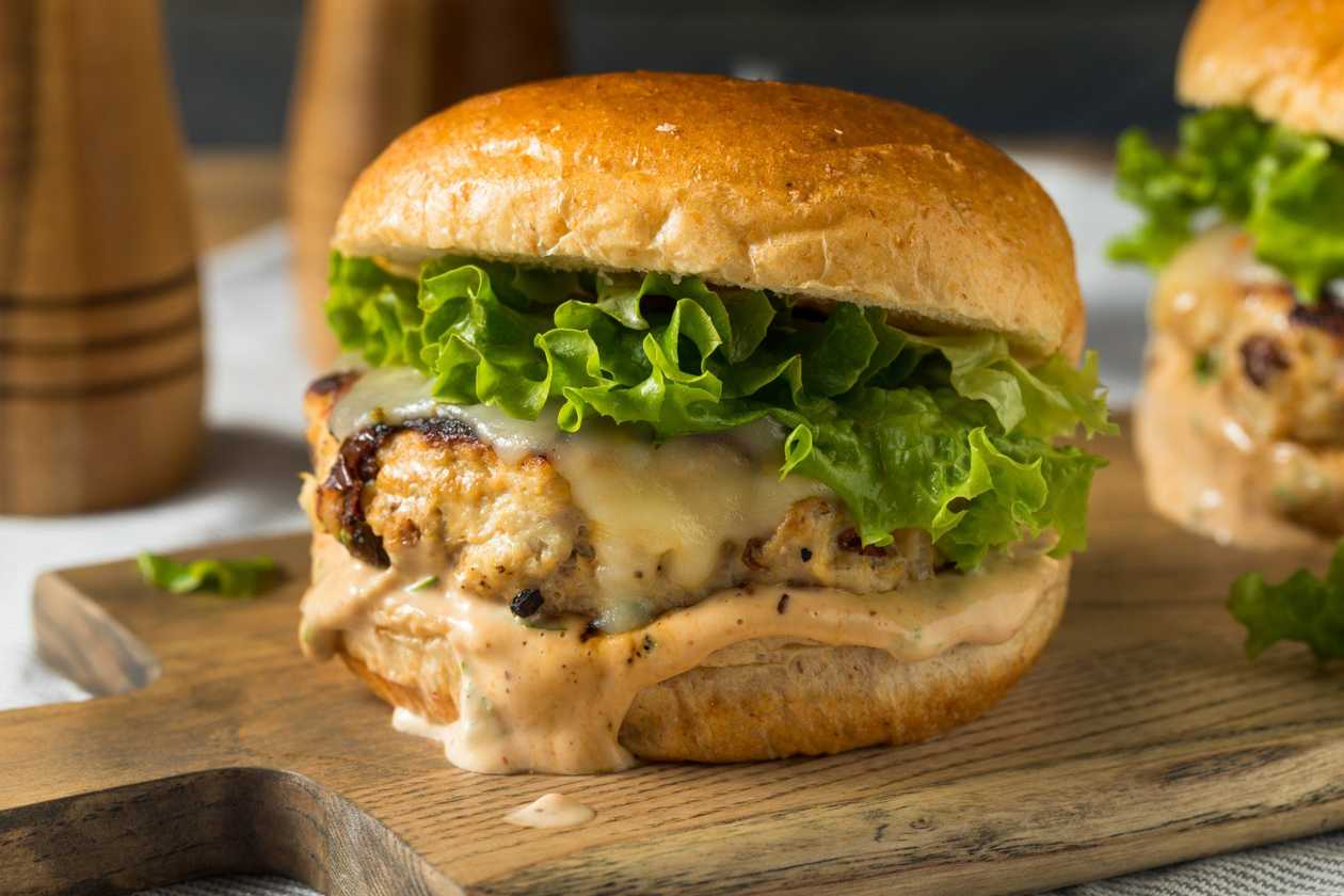 Cajun Chicken Burger