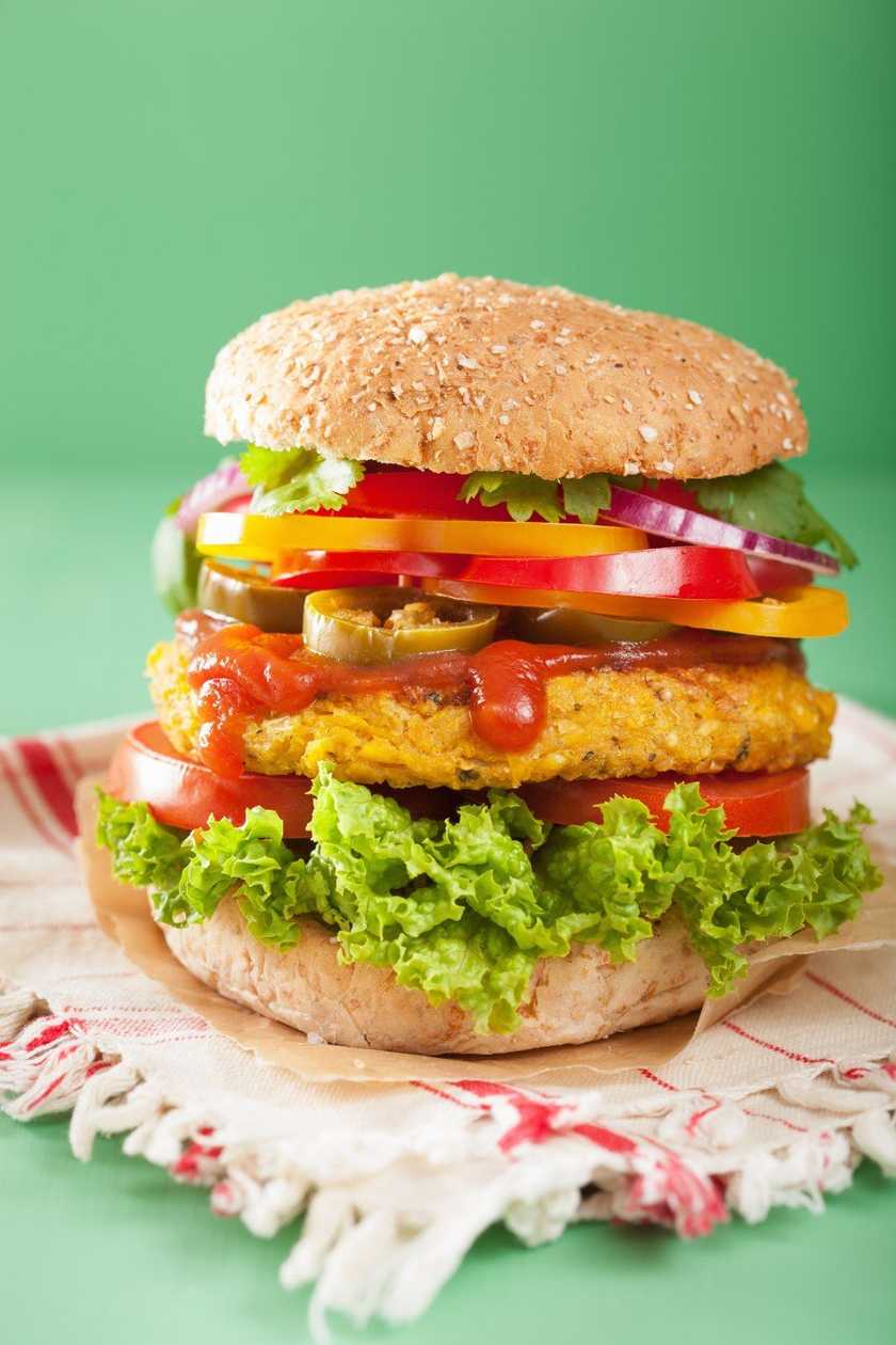 Vegetable Burger (V)