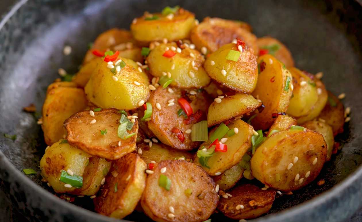 Honey Chilly Potatoes