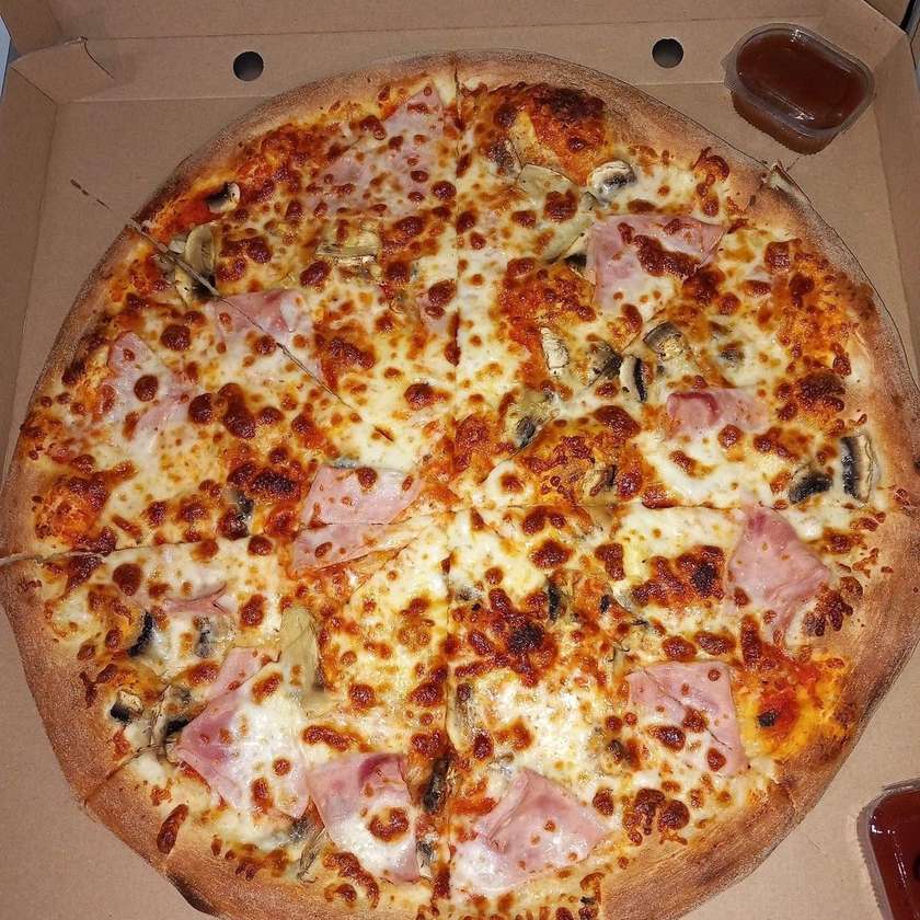 Ham Mushroom Pizza Large Ø32cm 1+1
