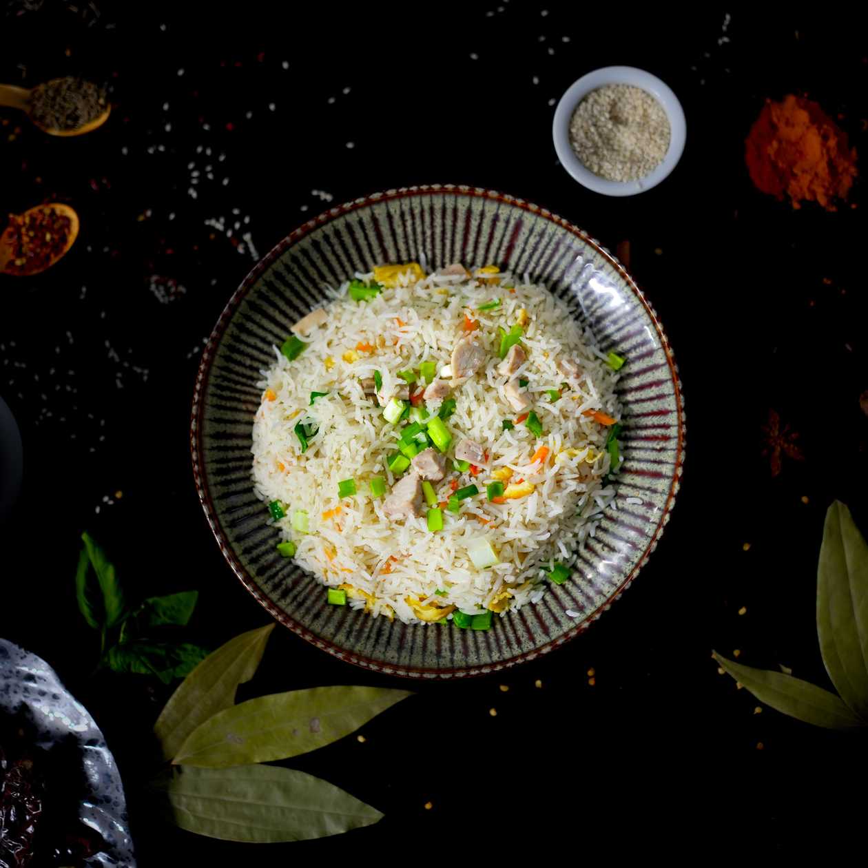 Fried rice with chicken