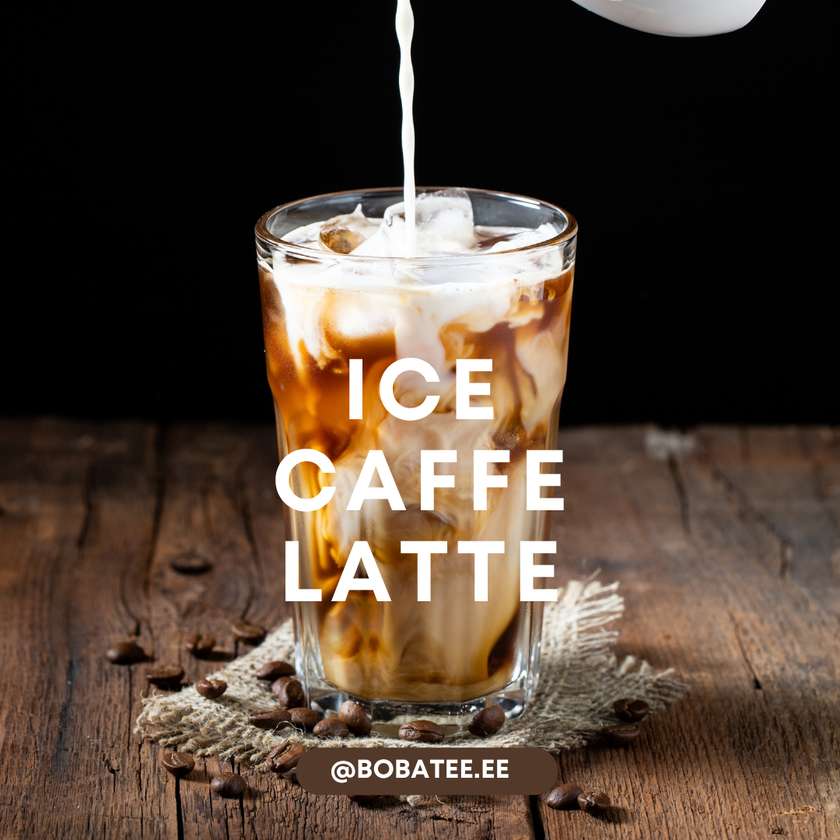 Iced Brown sugar Caffe Latte. 450 ml.