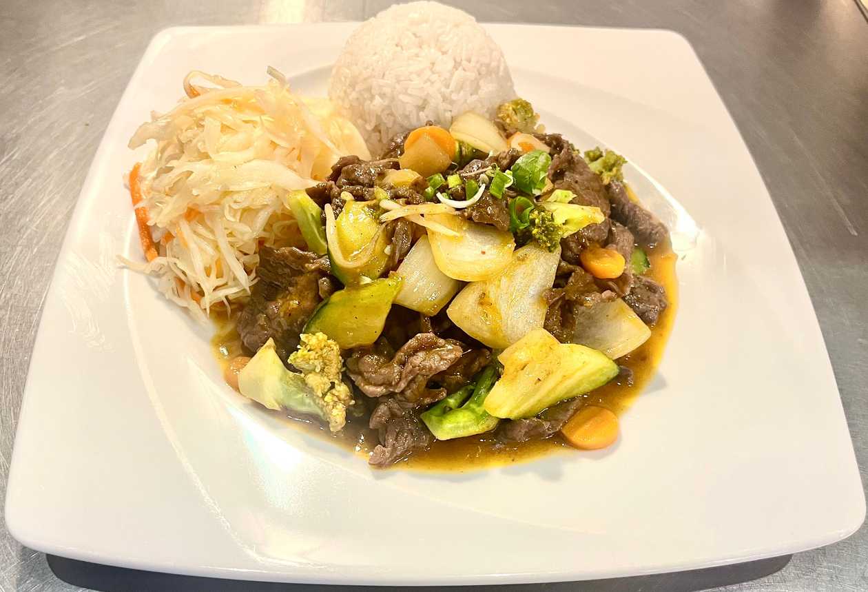 Beef in Sauce Sate
