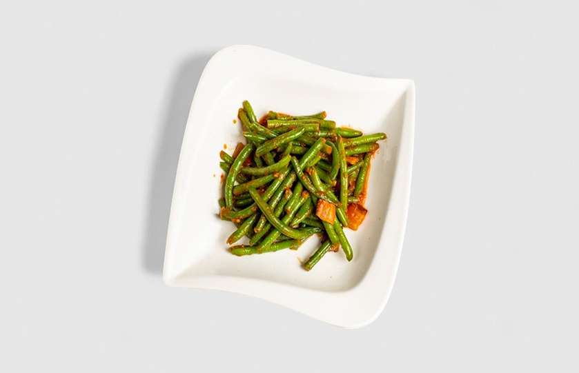 Zelené Fazolové Lusky se Slaninou