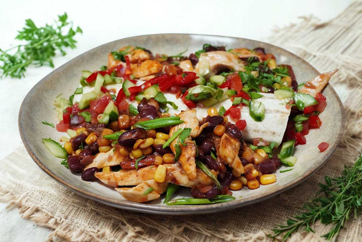 Mexican Chicken with Tortilla