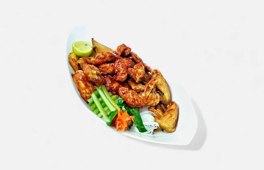 Smažená Křupavá Křídla v BBQ Marinádě