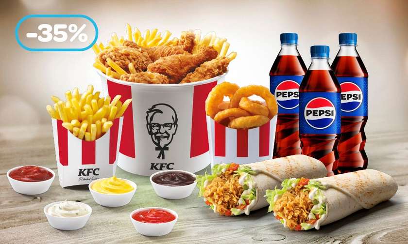 LUNCH SET FOR FRIENDS WHIT BUCKET DUET