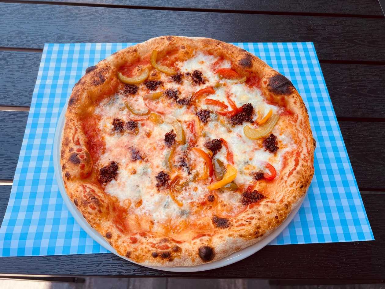 Pizza nduja calabrese