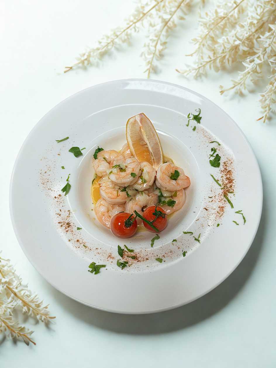 Shrimp in Wine Sauce