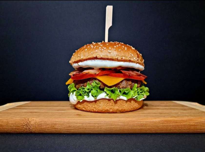 Blue cheese burger